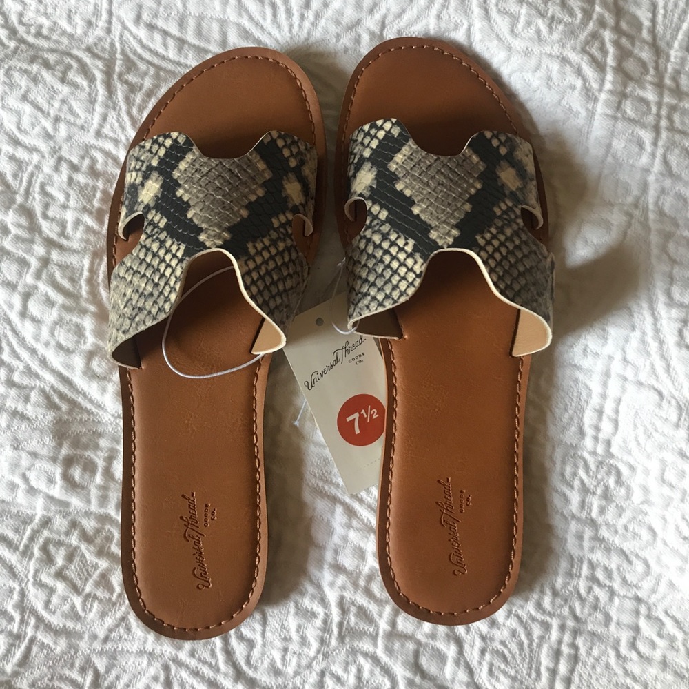 Snakeskin sandals